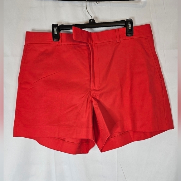 Lauren Ralph Lauren Coral size 14 14 high waist cuff shorts - Picture 1 of 6